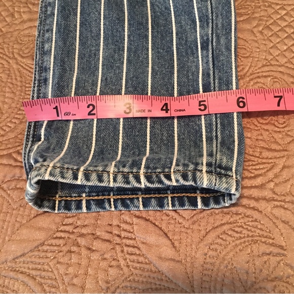 American Eagle White striped jeans - Picture 9 of 11